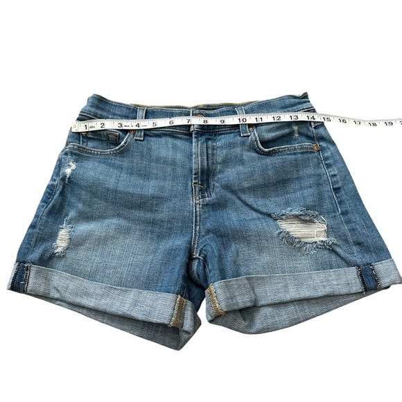 7 For All Mankind Stylish Blue Denim Shorts, size 26 - Picture 3 of 4
